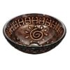 VIGO Vessel Sink Aztec Glass