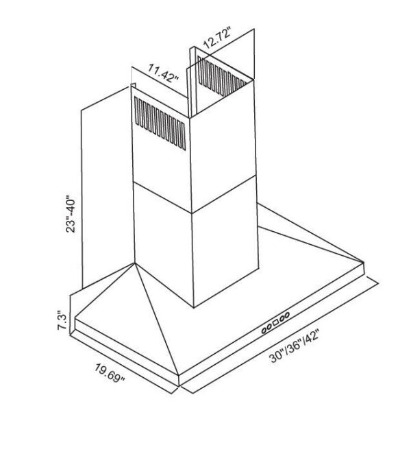 Cavaliere Range Hood AP238-PSL-30 Wall Mounted