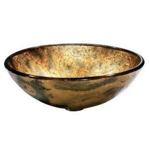 Copper Shapes Glass Vessel Bathroom Sink Vigo Model number VG07024