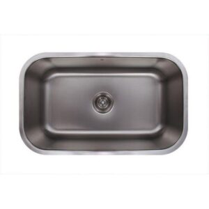 Vigo VG3019CK1 30 Single Basin Undermount Stainless Steel Kitchen Sink