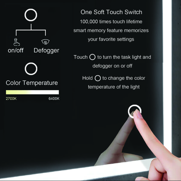 Blossom Lyra - 30'' LED Mirror