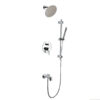 Luviah 1-Spray Tub and Shower Faucet Combo with Round Showerhead and Handheld Shower Wand in Chrome