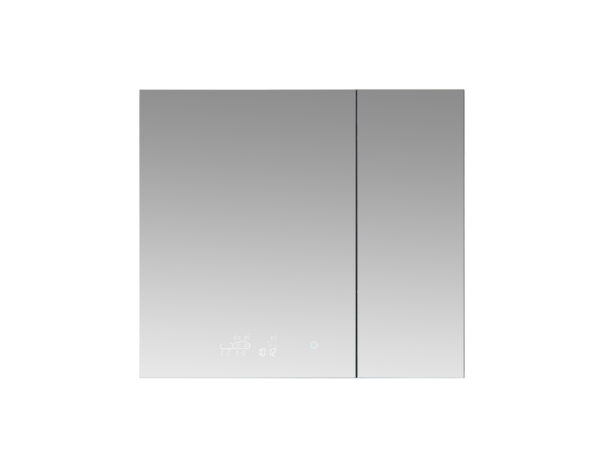 Savera 36 W x 36 H Recessed or Surface-Mount LED Mirror Medicine Cabinet with Defogger