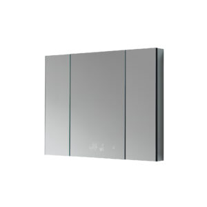 Savera 48 W x 36 H Recessed or Surface-Mount LED Mirror Medicine Cabinet with Defogger