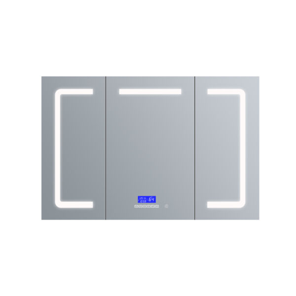 Lesina 48 W x 32 H Surface-Mount LED Mirror Medicine Cabinet with Defogger