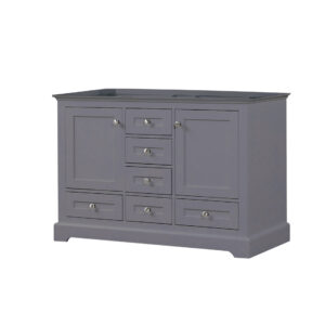 Dukes 48 in. W x 22 in. D Dark Grey Double Bath Vanity