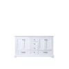 Dukes 60 in. W x 22 in. D White Double Bath Vanity