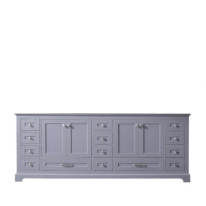 Dukes 84 in. W x 22 in. D Dark Grey Double Bath Vanity