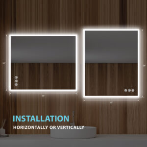 Blossom Beta - 30" LED Mirror Frosted Sides