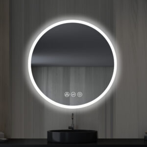 Blossom Orion - 24" Round LED Mirror Frosted Side