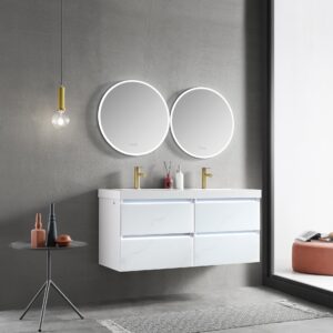 Blossom Orion - 24" Round LED Mirror Frosted Side