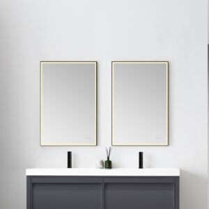 Blossom Stellar - 24" LED Mirror Matte Black Frame