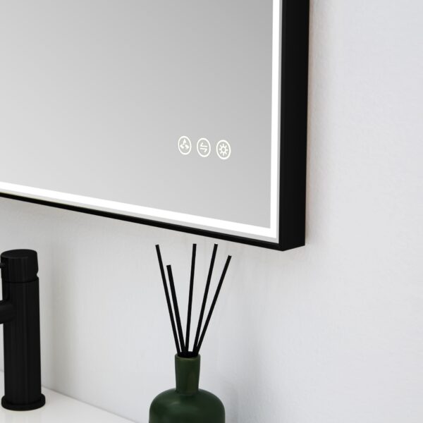 Blossom Stellar - 36" LED Mirror Matte Black Frame