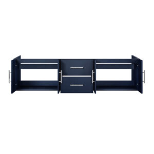 Geneva 72 in. W x 22 in. D Navy Blue Double Bath Vanity