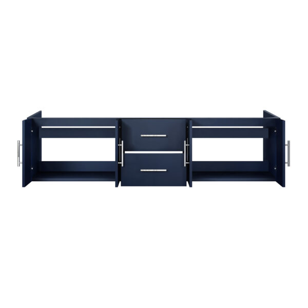 Geneva 72 in. W x 22 in. D Navy Blue Double Bath Vanity