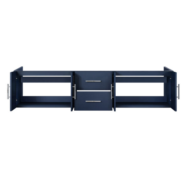 Geneva 80 in. W x 22 in. D Navy Blue Double Bath Vanity