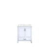 Jacques 30 in. W x 22 in. D White Bath Vanity and Carrara Marble Top