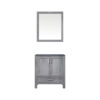 Jacques 30 in. W x 22 in. D Distressed Grey Bath Vanity and 28 in. Mirror