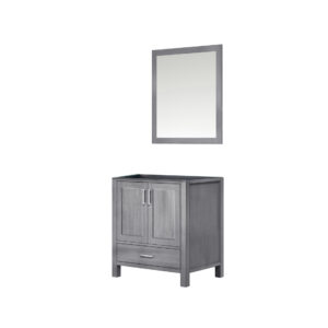 Jacques 30 in. W x 22 in. D Distressed Grey Bath Vanity and 28 in. Mirror