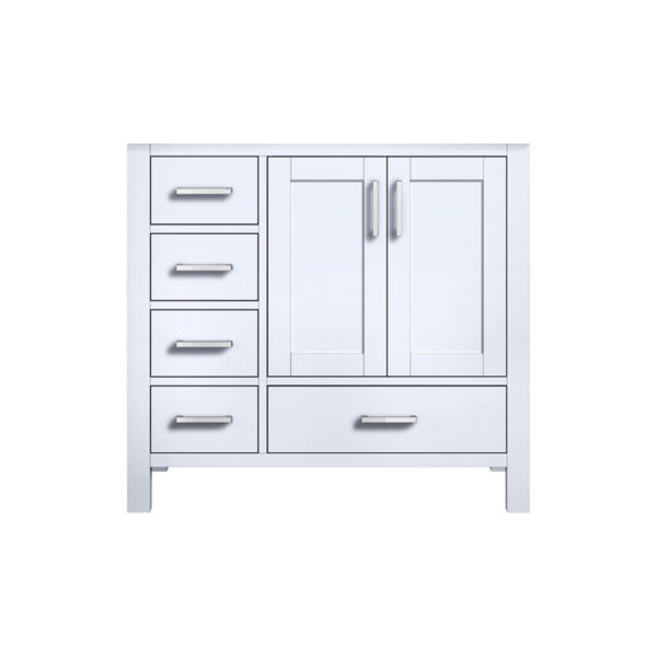 Jacques 36 in. W x 22 in. D Right Offset White Bath Vanity