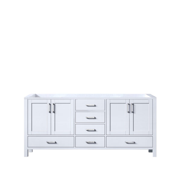 Jacques 72 in. W x 22 in. D White Double Bath Vanity