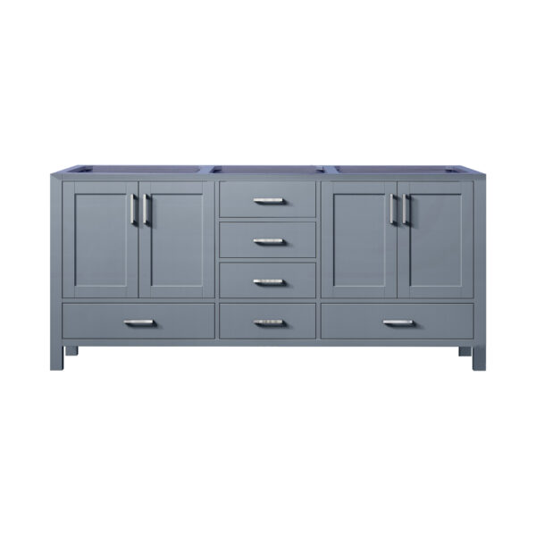 Jacques 72 in. W x 22 in. D Dark Grey Double Bath Vanity