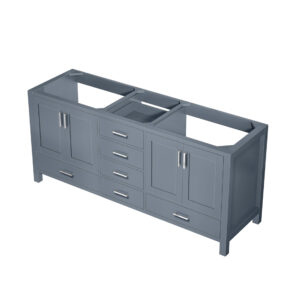 Jacques 72 in. W x 22 in. D Dark Grey Double Bath Vanity