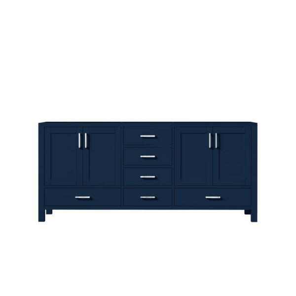 Jacques 72 in. W x 22 in. D Navy Blue Double Bath Vanity