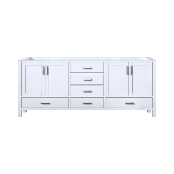 Jacques 80 in. W x 22 in. D White Double Bath Vanity