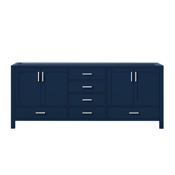 Jacques 80 in. W x 22 in. D Navy Blue Double Bath Vanity