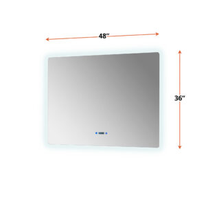 Lugano 48 W x 36 H LED Bathroom Vanity Mirror