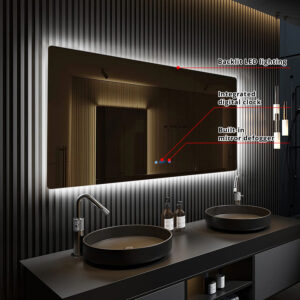 Lugano 60 W x 32 H LED Bathroom Vanity Mirror