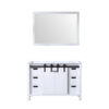 Marsyas 48W x 22D White Bath Vanity and 44Mirror