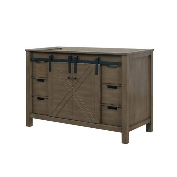 Marsyas 48W x 22D Rustic Brown Bath Vanity