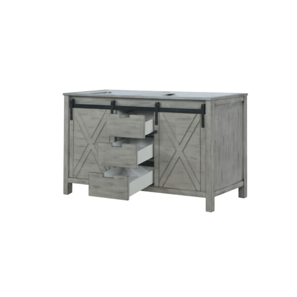 Marsyas 60W x 22D Ash Grey Double Bath Vanity