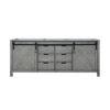 Marsyas 80W x 22D Ash Grey Double Bath Vanity