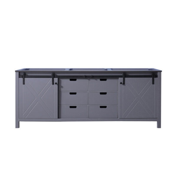 Marsyas 84W x 22D Dark Grey Double Bath Vanity