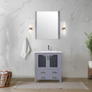 Volez 30W x 18.25D Dark Grey Bath Vanity