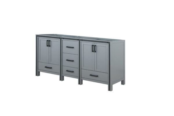 Ziva 72W x 22D Dark Grey Double Bath Vanity