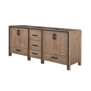 Ziva 80W x 22D Rustic Barnwood Double Bath Vanity