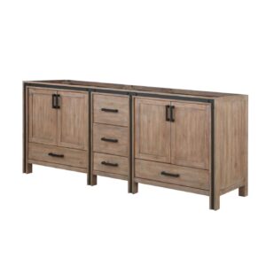 Ziva 84W x 22D Rustic Barnwood Double Bath Vanity