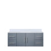 Geneva 48 in. W x 22 in. D Dark Grey Bath Vanity and Cultured Marble Top