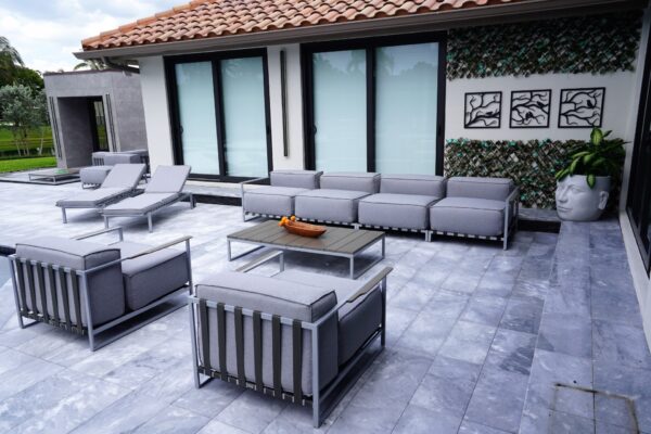 OUTSY Sunrise Collection, 7-piece Outdoor Set, Extra Deep Seating