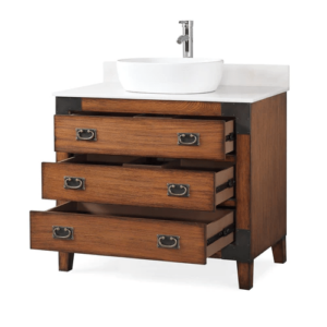 Chans Furniture CF-35535 Akira 36 Inch Vessel Sink Traditional Style Bathroom Vanity