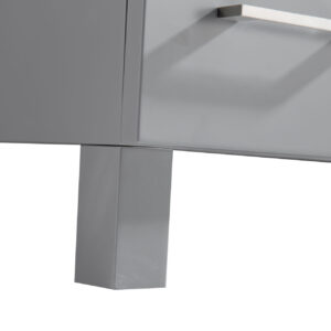 Laviva Nova 36" Grey Bathroom Vanity with White Ceramic Basin Countertop