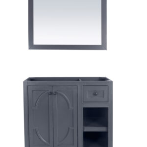 Laviva Odyssey 36" Maple Grey Bathroom Vanity Cabinet