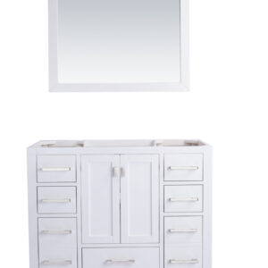 Laviva Wilson 42" White Bathroom Vanity Cabinet