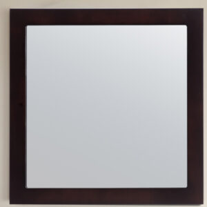 Laviva Sterling 30" Framed Square Espresso Mirror