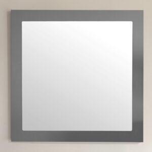 Laviva Sterling 30" Framed Square Maple Grey Mirror