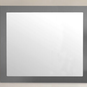 Laviva Sterling 36" Framed Rectangular Maple Grey Mirror